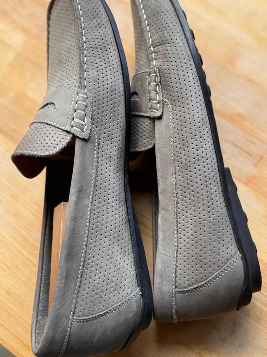Grey Slip On Loafers  by 14th and Union Men\'s 11 1/2 M Shoes main image 14